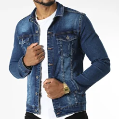 Veste Jean BN-7000 Bleu Denim de Black Needle