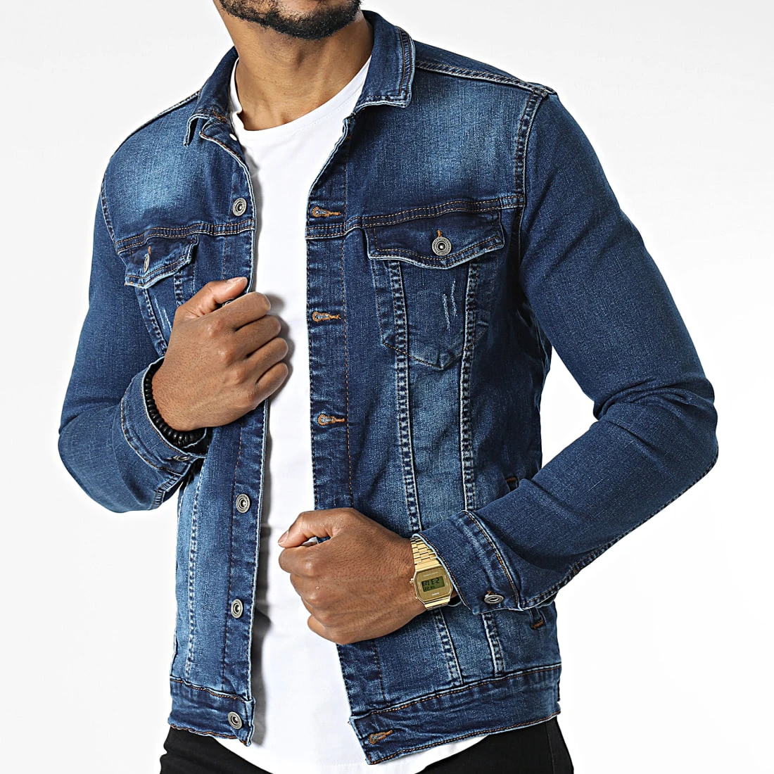 Veste Jean BN-7000 Bleu Denim de Black Needle 3 Veste Jean BN-7000 Bleu Denim de Black Needle