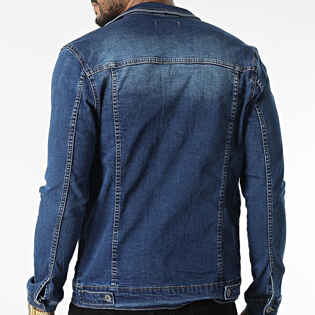 Veste Jean BN-7000 Bleu Denim de Black Needle 6 Veste Jean BN-7000 Bleu Denim de Black Needle – Image 4