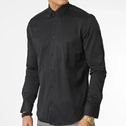 Chemise Manches Longues Y3687 Noir de Black Needle -Black Needle Soldes black needle 348547 Y3687 BLACK 20221128T140809 03