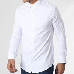 Chemise Manches Longues Y3687 Blanc de Black Needle