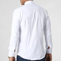 Chemise Manches Longues Y3687 Blanc de Black Needle -Black Needle Soldes black needle 348551 Y3687 WHITE 20221128T141121 04