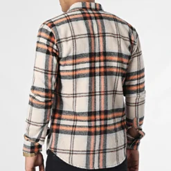 Surchemise Carreaux Y3688 Beige de Black Needle -Black Needle Soldes black needle 348578 Y3688 01 20221128T141632 04