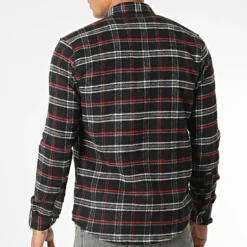 Surchemise Carreaux Y3688 Noir de Black Needle -Black Needle Soldes black needle 348579 Y3688 02 20221128T140849 04