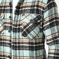 Surchemise Carreaux Y3688 Turquoise Noir de Black Needle 7 Surchemise Carreaux Y3688 Turquoise Noir de Black Needle -Black Needle Soldes black needle 348632 Y3688 10 20221129T150555 02