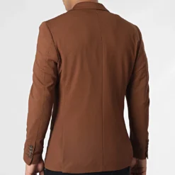 Veste Blazer 20554 Marron de Black Needle -Black Needle Soldes black needle 348671 X 20554 TABAC 20221128T141304 04