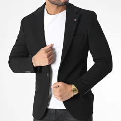 Black Needle Soldes 35 Veste Blazer 20554 Noir de Black Needle