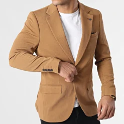 Veste Blazer 20554 Camel de Black Needle -Black Needle Soldes black needle 348674 X 20554 MOUTARDE 20221128T141329 03