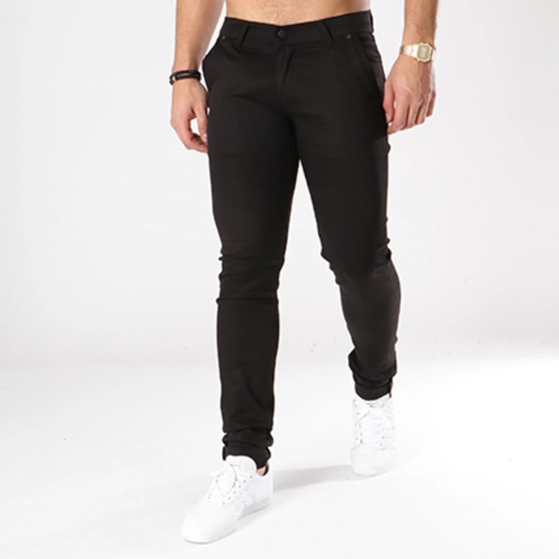 Pantalon Chino 1012 Noir de Black Needle 4 Pantalon Chino 1012 Noir de Black Needle – Image 2