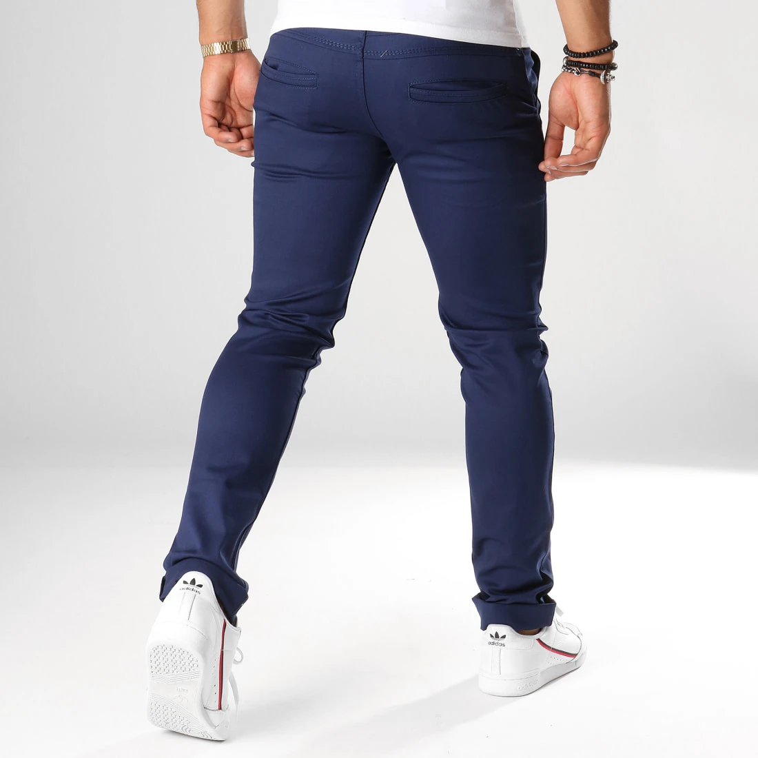 Pantalon Chino 1011 Bleu Nuit de Black Needle 7 Pantalon Chino 1011 Bleu Nuit de Black Needle – Image 5