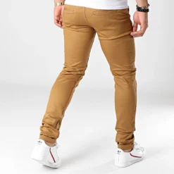 Pantalon Chino 1012 Moutarde Foncé de Black Needle -Black Needle Soldes classic series 183759 1012 MOUTARDE 20190521T153239 05