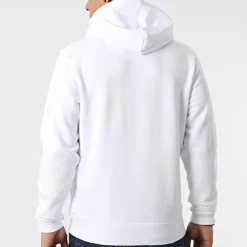 Sweat Capuche Piraterie Music Blanc Noir -Black Needle Soldes booba 300067 PIRAT SWCP PIRATERIEMUSIC BLCNOI 20220126T152434 04