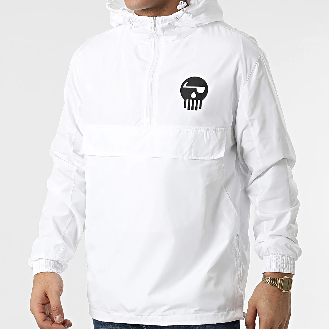 Coupe-Vent Piraterie Music Blanc Noir 4 Coupe-Vent Piraterie Music Blanc Noir – Image 2