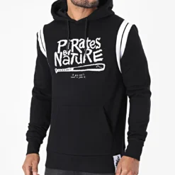 Black Needle Soldes 6 Sweat Capuche PBN Noir de La Piraterie