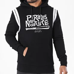 Sweat Capuche PBN Noir de La Piraterie 8 Sweat Capuche PBN Noir de La Piraterie -Black Needle Soldes la piraterie 266680 7666 BLACK 20210528T154246 03