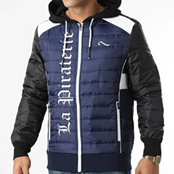 Veste Zippée Capuche Lost 6846 Bleu Marine de La Piraterie