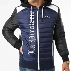 Veste Zippée Capuche Lost 6846 Bleu Marine de La Piraterie -Black Needle Soldes la piraterie 282463 6846 BLACK BLUE 20210910T145013 03