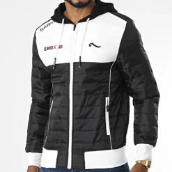 Black Needle Soldes 12 Veste Zippée Capuche World 6847 Noir de La Piraterie