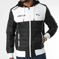 Veste Zippée Capuche World 6847 Noir de La Piraterie -Black Needle Soldes la piraterie 282489 6847 BLACK WHITE BLACK 20210914T160941 03