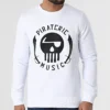 Sweat Crewneck Piraterie Music Blanc Noir