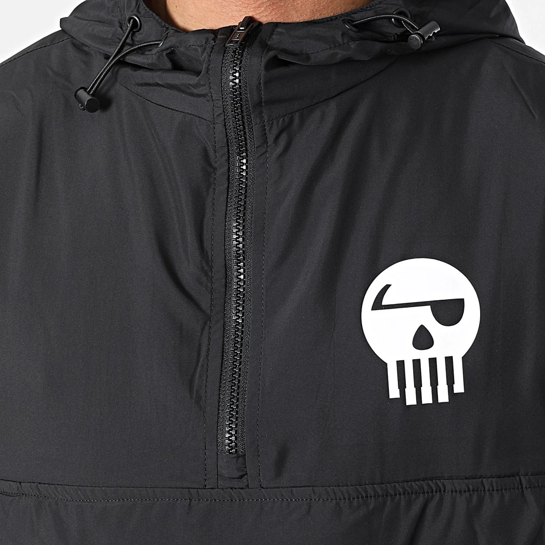 Coupe-Vent Piraterie Music Noir Blanc 4 Coupe-Vent Piraterie Music Noir Blanc – Image 2