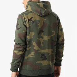 Sweat Capuche Piraterie Music Camouflage Vert Kaki -Black Needle Soldes la piraterie 298750 PIRAT SWCP PIRATERIEMUSIC CAMOKAKI 20220121T092752 04