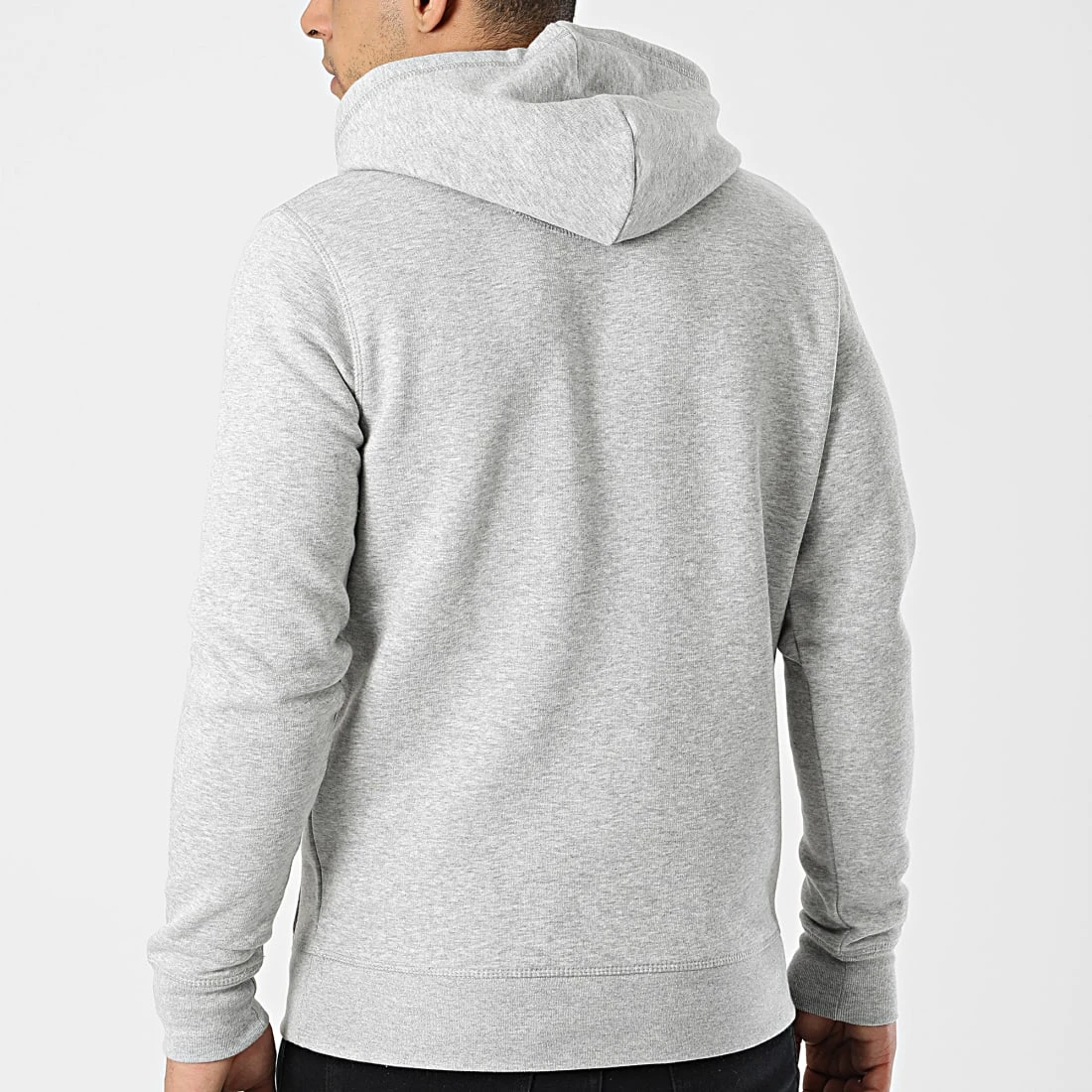 Sweat Capuche Logo Gris Chiné de Piraterie Music 6 Sweat Capuche Logo Gris Chiné de Piraterie Music – Image 4