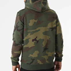 Sweat Capuche Camouflage Logo Vert Kaki Jaune Fluo de Piraterie Music -Black Needle Soldes la piraterie 316402 PIRAT SWCP LOGO CAMOJAUFLUO 20220512T115401 04
