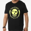 Tee Shirt Logo Noir Jaune Fluo de Piraterie Music -Black Needle Soldes la piraterie 316411 PIRAT TS LOGO NOIJAUFLUO 20220512T115136 01