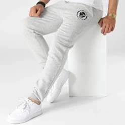 Pantalon Jogging Logo Gris Chiné Noir de Piraterie Music -Black Needle Soldes la piraterie 316509 PIRAT JOG PIRATERIEMUSICLOGO GRICHINOI 20220422T123436 03