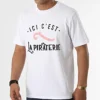 Tee Shirt Ici C'est La Piraterie Blanc Noir 1 Tee Shirt Ici C'est La Piraterie Blanc Noir -Black Needle Soldes la piraterie 319281 PIRAT TS ICICEST BLCNOI 20220523T161439 01