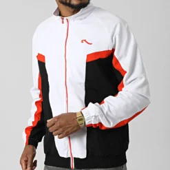 Veste Zippée Sword 6340 Blanc Noir Rouge de La Piraterie -Black Needle Soldes la piraterie 319834 6340 BLANC ROUGE 20220518T142941 03