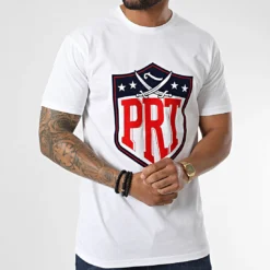 Tee Shirt League 9058 Blanc de La Piraterie -Black Needle Soldes la piraterie 328108 9058 BLANC 20220715T151933 03