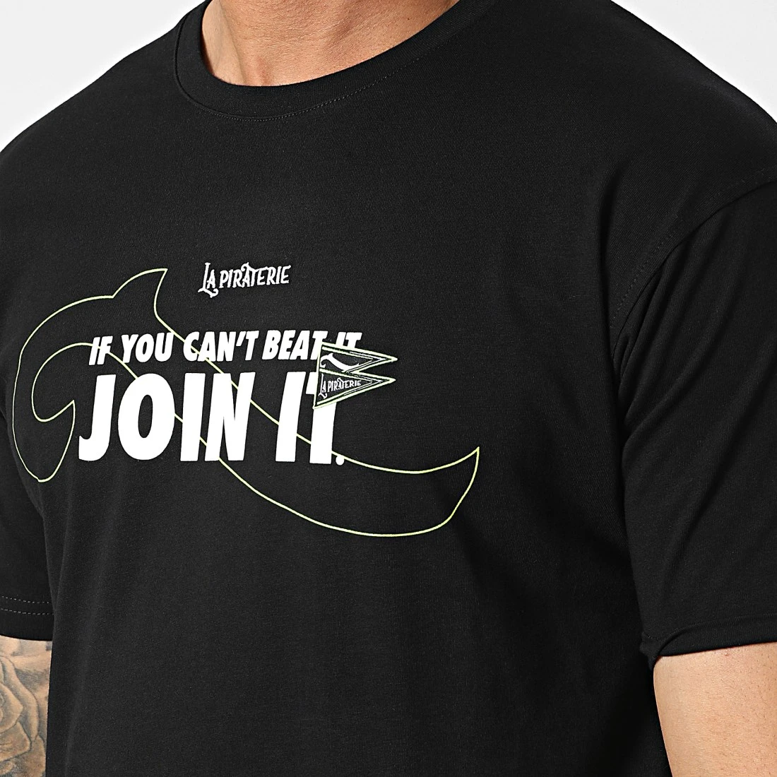 Tee Shirt Beat It 9062 Noir de La Piraterie 4 Tee Shirt Beat It 9062 Noir de La Piraterie – Image 2