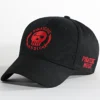 Casquette Logo Noir Rouge de Piraterie Music