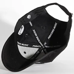 Casquette Big Logo Noir Réfléchissant de Piraterie Music -Black Needle Soldes la piraterie 334802 PRT M BIG LG RFLCT GREY 20220830T155846 04