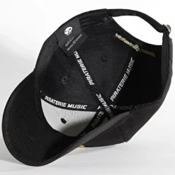 Casquette Skull Noir Doré de Piraterie Music 9 Casquette Skull Noir Doré de Piraterie Music -Black Needle Soldes la piraterie 334812 PRT SKULL HD LG GOLD 20220830T160109 04