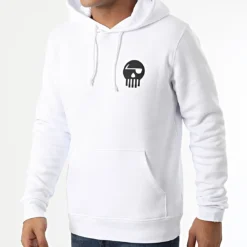 Sweat Capuche Logo Chest And Back Blanc Noir de Piraterie Music -Black Needle Soldes la piraterie 336317 PIRAT SWCP LOGOCHESTBACK BLCNOI 20220902T160355 03