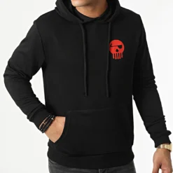 Sweat Capuche Logo Chest And Back Noir Rouge de Piraterie Music 9 Sweat Capuche Logo Chest And Back Noir Rouge de Piraterie Music -Black Needle Soldes la piraterie 336320 PIRAT SWCP LOGOCHESTBACK NOIROU 20221117T120159 04