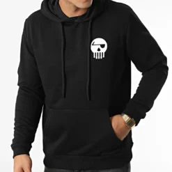 Sweat Capuche Logo Chest And Back Noir Blanc de Piraterie Music -Black Needle Soldes la piraterie 336321 PIRAT SWCP LOGOCHESTBACK NOIBLC 20221117T115924 04