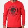 Sweat Crewneck Logo Rouge Noir de Piraterie Music -Black Needle Soldes la piraterie 337977 PIRAT SWCR LOGO ROUNOI 20220915T155801 01
