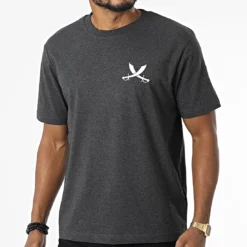 Tee Shirt Oversize Nation Gris Anthracite Chiné Blanc de Piraterie Music 9 Tee Shirt Oversize Nation Gris Anthracite Chiné Blanc de Piraterie Music -Black Needle Soldes la piraterie 341098 PIRAT TSO NATION ANTHBLC 20220930T154259 04