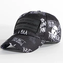 Casquette Print Reflect Noir Réfléchissant de Piraterie Music