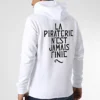 Sweat Capuche LPNJF Blanc Noir de La Piraterie -Black Needle Soldes la piraterie 346166 PIRAT SWCP LPNJF BLCNOI 20221027T161825 01