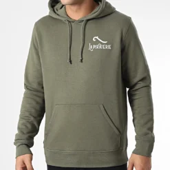 Sweat Capuche LPNJF Vert Kaki Blanc de La Piraterie -Black Needle Soldes la piraterie 346170 PIRAT SWCP LPNJF KAKIBLC 20221028T115857 04