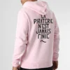 Sweat Capuche LPNJF Rose Noir de La Piraterie -Black Needle Soldes la piraterie 346171 PIRAT SWCP LPNJF ROSNOI 20221028T115816 01