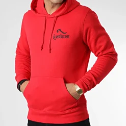 Sweat Capuche LPNJF Rouge Noir de La Piraterie -Black Needle Soldes la piraterie 346175 PIRAT SWCP LPNJF ROUNOI 20221028T115917 03