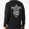 Sweat Crewneck LPNJF Noir Blanc de La Piraterie -Black Needle Soldes la piraterie 346177 PIRAT SWCR LPNJF NOIBLC 20221027T161635 01