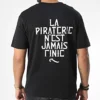 Tee Shirt Oversize Large LPNJF Noir Blanc de Piraterie Music -Black Needle Soldes la piraterie 349066 PIRAT TSO LPNJF NOIBLC 20221123T151043 01